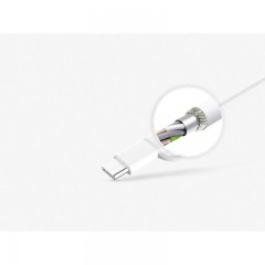 Cable de datos Mi 2 en 1 Cable USB Micro USB a Tipo C 100 cm Blanco