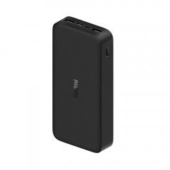 Batería Portátil Xiaomi Power Bank Redmi 18w 20000mAh Fast Charge Black