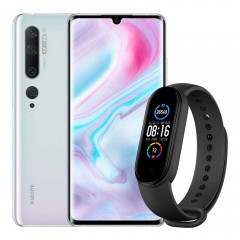 Celular Xiaomi Mi Note 10 US 128GB ROM Glacier Blanco