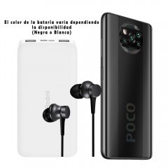 Celular Xiaomi Poco X3 NFC Cargador US 6 GB RAM 64 GB ROM Dual SIM Shadow Grey Gris (Regalos: Redmi PowerBank 1000mAh y 