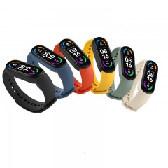Paquete de Repuesto Xiaomi 3 Pack Mi Smart Band 6 Strap (Azul, Naranja y Negro)