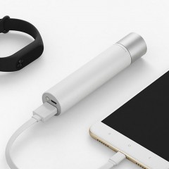Batería Externa Xiaomi Mi Power Bank 3250mAh Flashlight Blanco