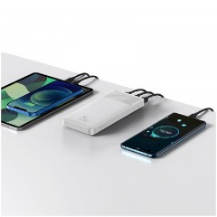 Bateria Portatil Baseus Bipow 15W 20000mAh Blanco