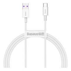 Combo Cargador Baseus 20W + Cable USB-C Blanco