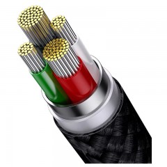 Cable Baseus Starspeed Cable 3-IN-1 USB  Negro