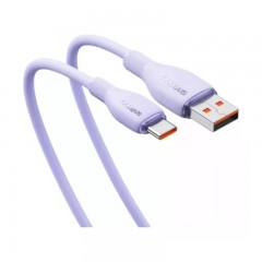 Cable Baseus Pudding 6A Usb A Tipo C 100W 2M Violeta