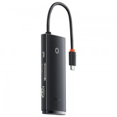 HUB tipo C de 6 puertos Baseus Serie Lite Negro