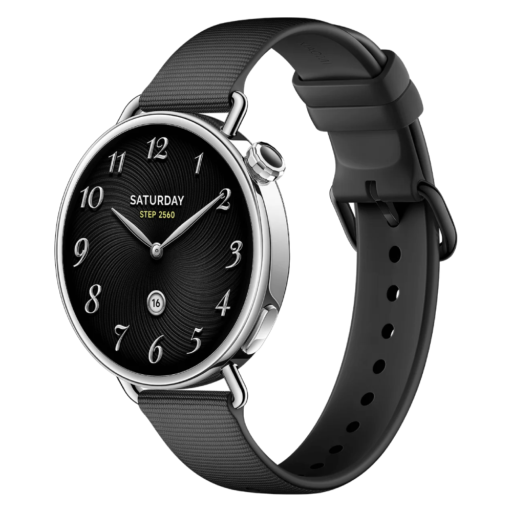 Reloj Inteligente Xiaomi Watch S4 41mm Fluororubber Strap Black
