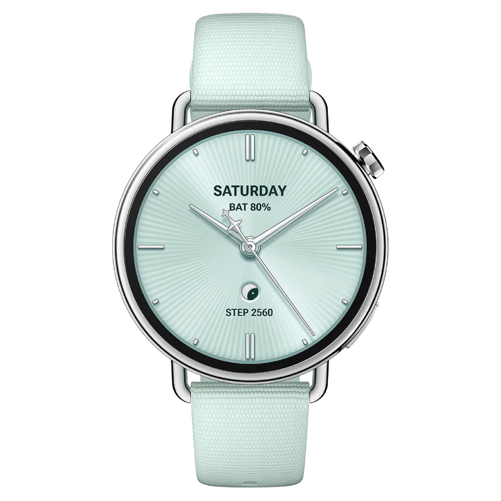 Reloj Inteligente Xiaomi Watch S4 41mm Fluororubber Strap Mint Green