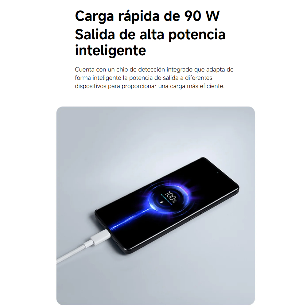 Cargador Xiaomi 90W HyperCharge Combo Type-A