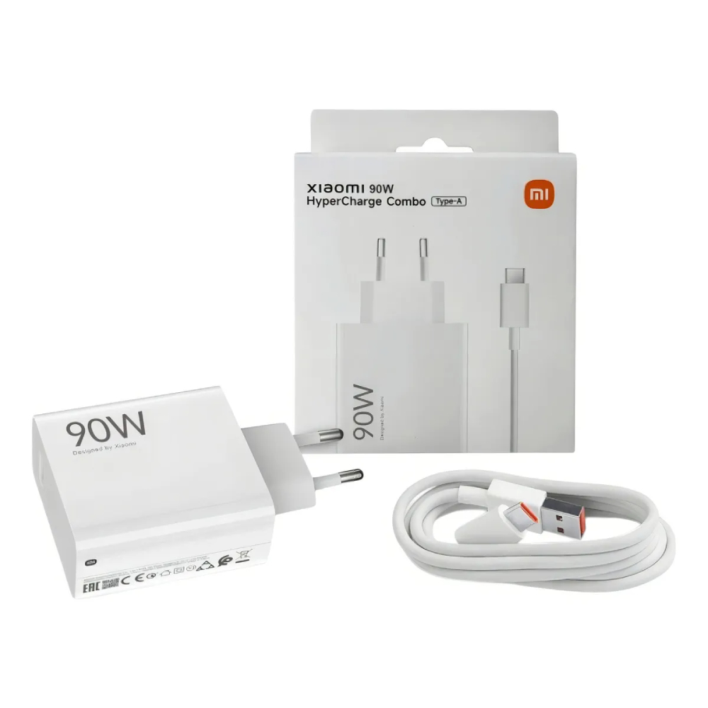 Cargador Xiaomi 90W HyperCharge Combo Type-A