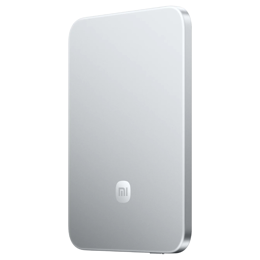Batería Magnética Xiaomi UltraThin Magnetic Power Bank 5000mAh 15W Glacier Silver