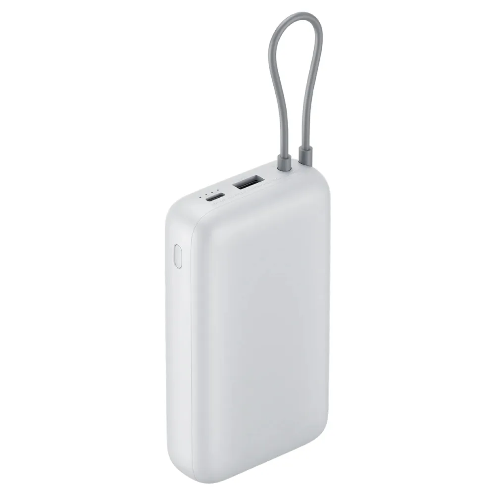 Batería Portátil Xiaomi Power Bank 20000mAh (Cable Integrado) Light Gray