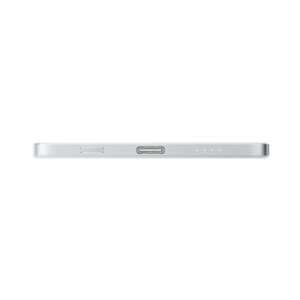 Batería Magnética Xiaomi UltraThin Magnetic Power Bank 5000mAh 15W Glacier Silver