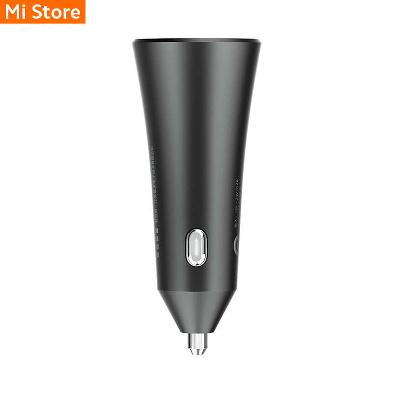 Cargador de Auto Xiaomi Mi 37W Dual Port Car Charger Black