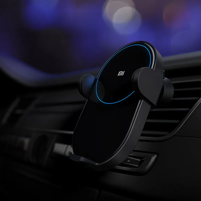 Cargador Auto Inalámbrico Xiaomi Mi 20W Wireless Car Charge Black