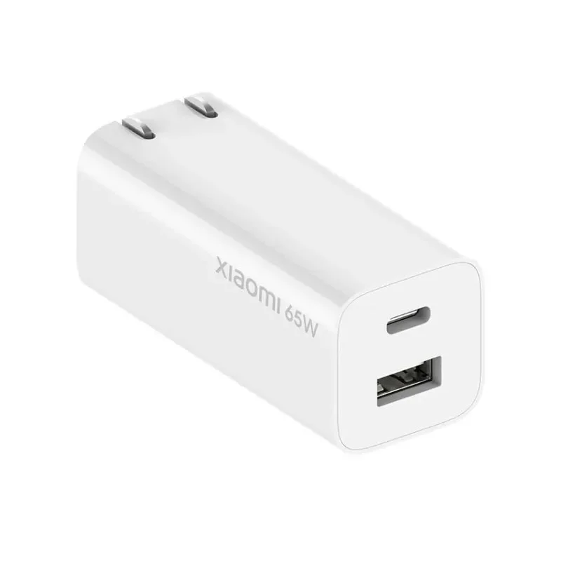 Cargador Xiaomi 65W GaN Charger (Tipo A y Tipo C) White