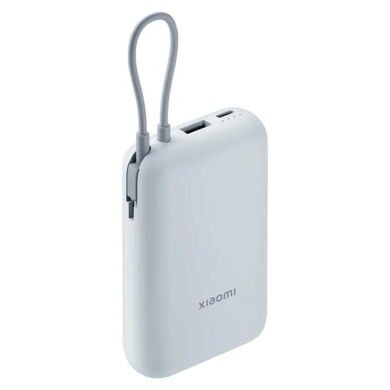 Batería Portátil Xiaomi Power Bank 10000mAh (Cable Integrado) Ice Blue