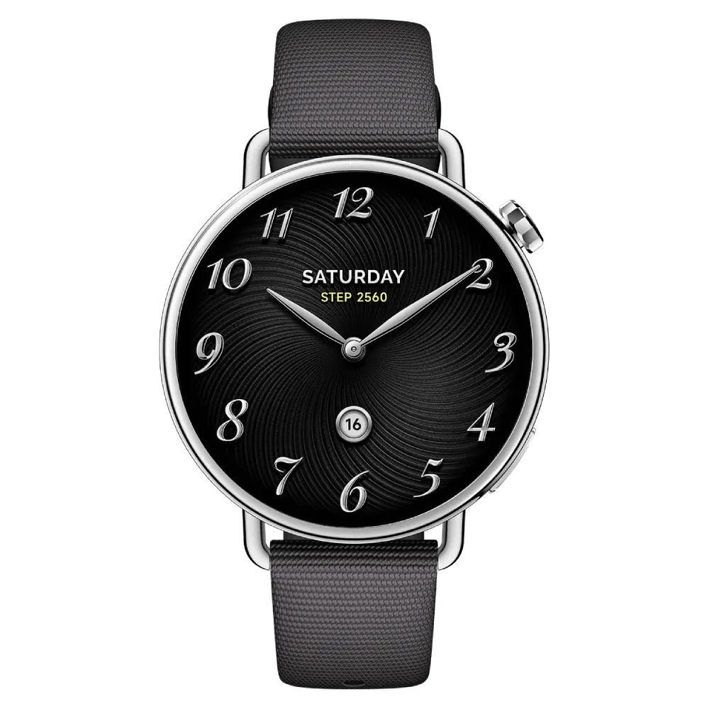 Reloj Inteligente Xiaomi Watch S4 41mm Fluororubber Strap Black