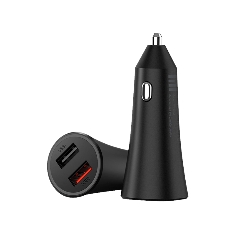 Cargador de Auto Xiaomi Mi 37W Dual Port Car Charger Black