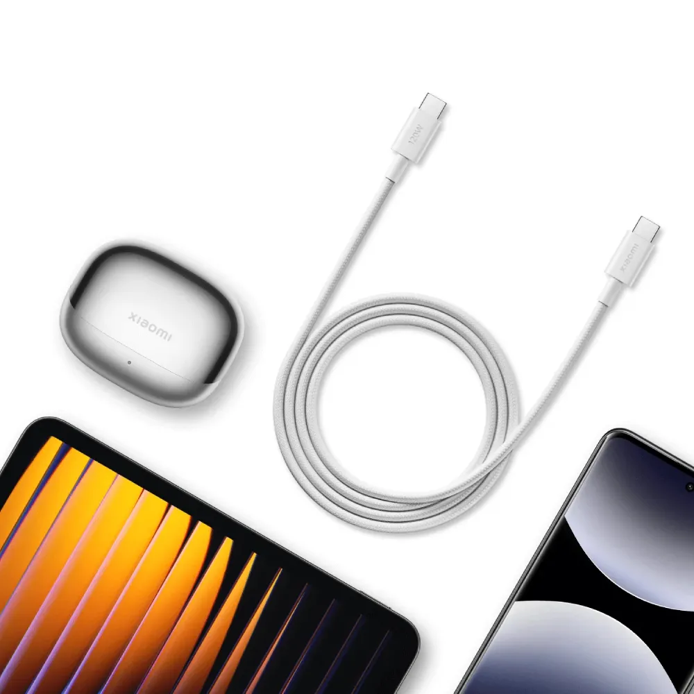 Cable Trenzado Xiaomi 6A Braided USB-C to USB-C 2M