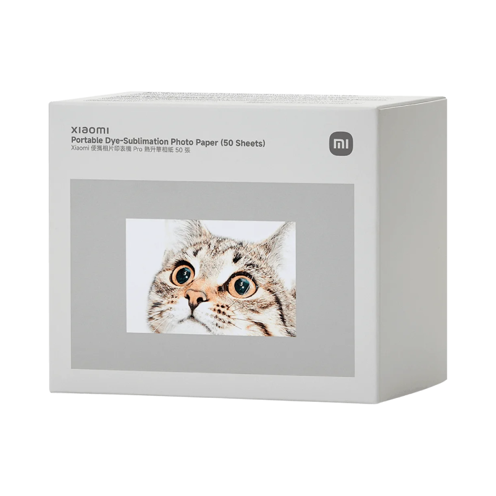 Papel fotografico Xiaomi Portable Dye-Sublimation Photo Paper 50 Sheets